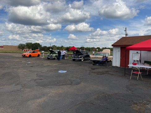 Setting up in the morning