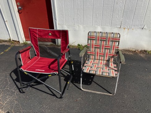 Chairs left behind - found their owners!