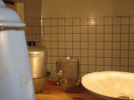 Pass-thru window in the kitchen