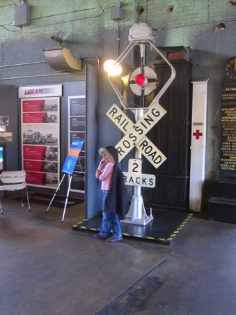 Kaylee at the RR crossing