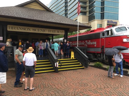 Depot for Branson Scenic Railway
Thursday tour