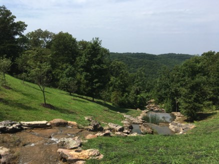 Lots of streams, some of which have been diverted and landscaped