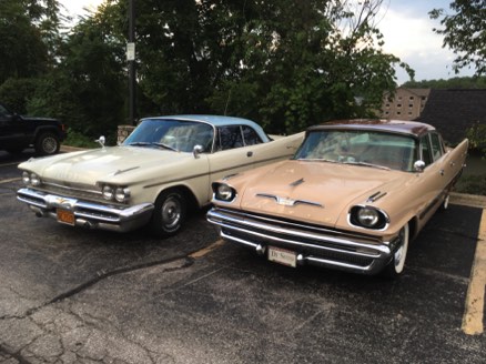 Two finned cars Two finned cars