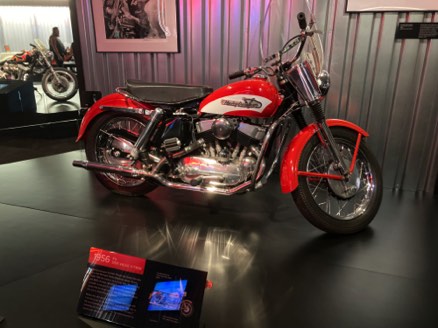 Elvis gave his Harley to the museum