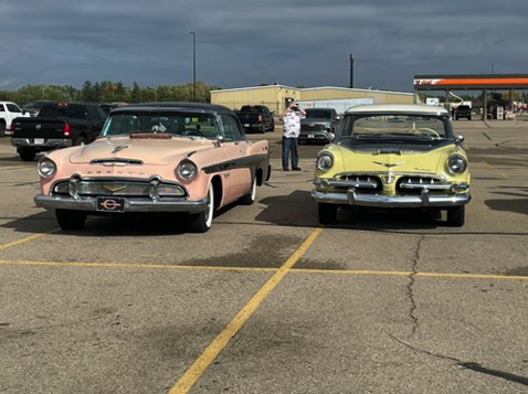 55 DeSoto - Bob Smith 
56 Dodge - Garry and Mickey Yazell