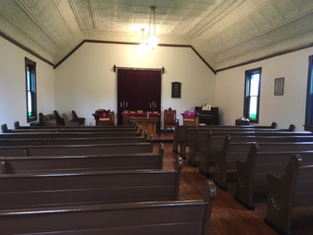 Inside the church