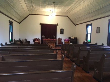 Inside the church