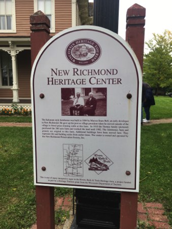 Signage for the Heritage Center