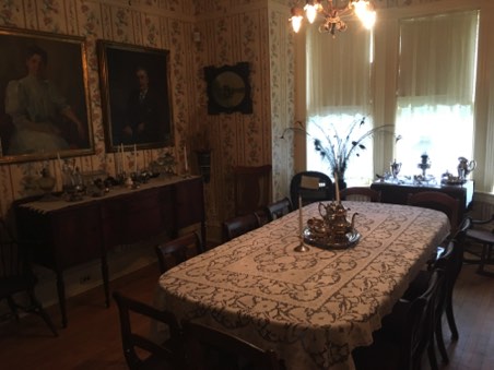 The formal dining room