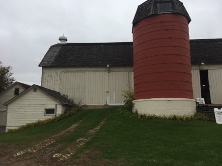 Broadside of the barn