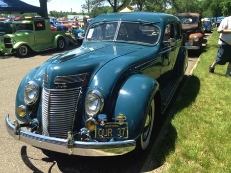 37 Chrysler Airflow.Dave&Cindee Brand