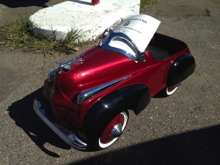 41 Chrysler pedal car.Greg Biskey