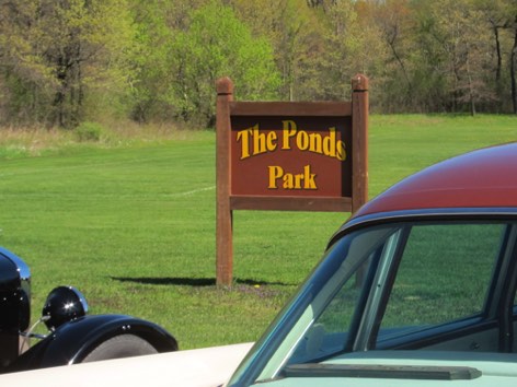 First stop - Ponds Park - putt-putt golf in the long grass
