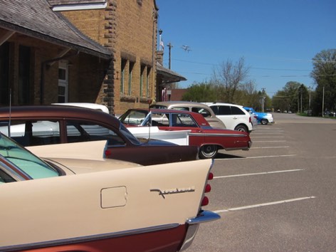 Cars at Princeton Depot Museum 