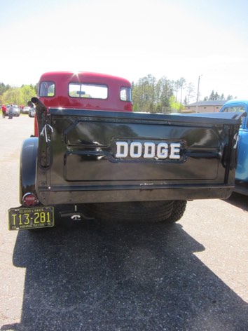 Tailgate of '51 Dodge