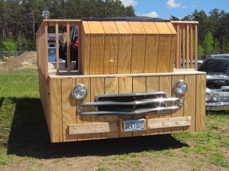 Driveable deck - must be road-worthy
-it has a license Driveable deck - must be road-worthy
-it has a license
