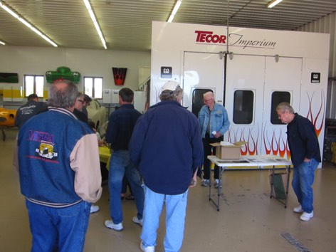 State-of-the-art paint booth