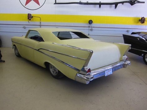 Modified '57 Chevy with Impala roof - Roger's own project Modified '57 Chevy with Impala roof - Roger's own project