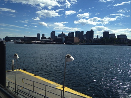 Boston Harbor from Pier 6
We flew in to Boston