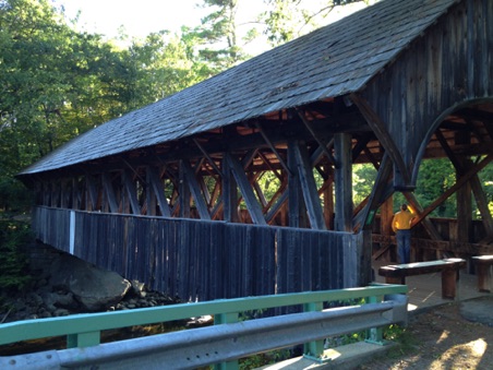 Covered bridge in Newry, Maine