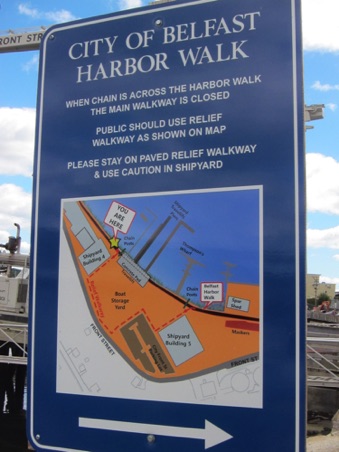Map of the harbor walk Map of the harbor walk