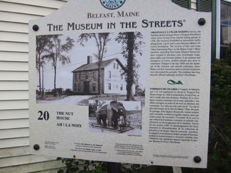 Great signage for the self-guided town tour Great signage for the self-guided town tour