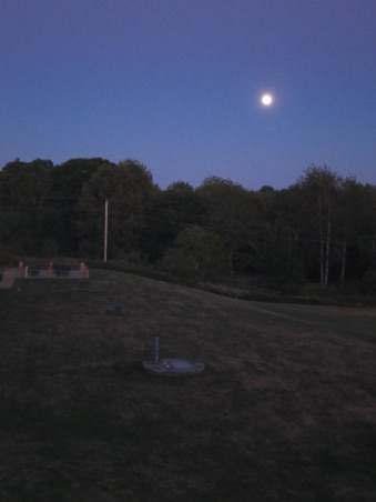 Moon coming up Moon coming up