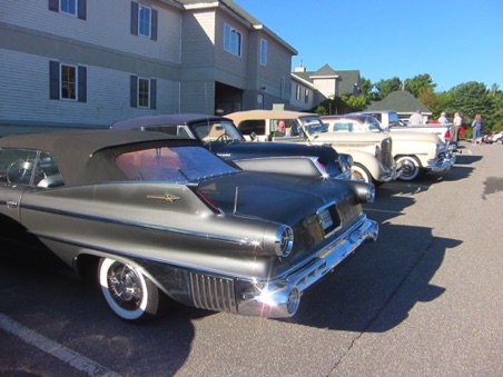 Hotel parking lot in the morning Hotel parking lot in the morning