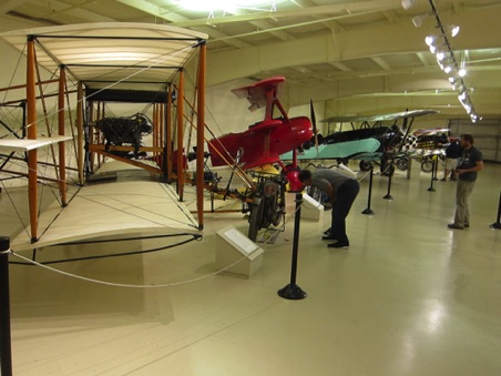 Airplanes - red one is a 1917 Fokker Tri-plane