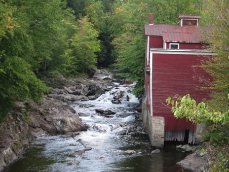 Old powerhouse on the river