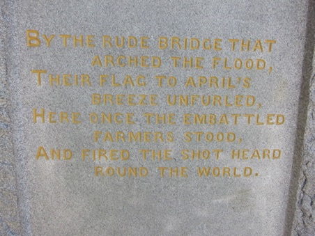 Signage on the other side of memorial Signage on the other side of memorial